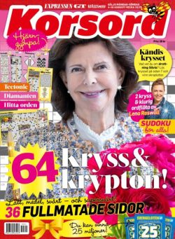 Korsord – 4 Augusti 2025