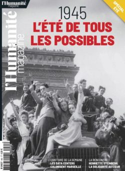 L’Humanite Magazine – 7 Aout 2025