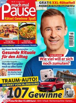 Mach mal Pause – 5 August 2025