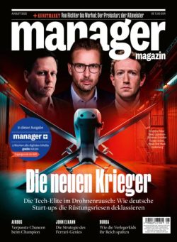Manager Magazin – August 2025
