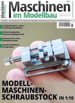 Maschinen im Modellbau – August 2025