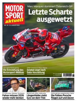 Motorsport aktuell – 19 August 2025