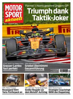 Motorsport aktuell – 5 August 2025