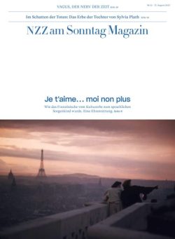 NZZ am Sonntag Magazin – 17 August 2025