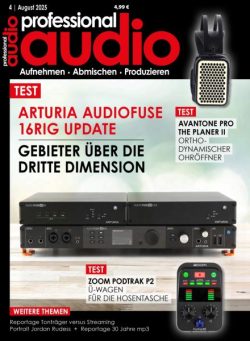 Professional Audio – August 2025