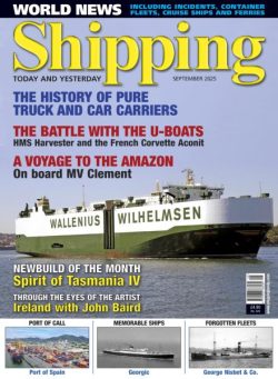 Shipping Today & Yesterday – September 2025