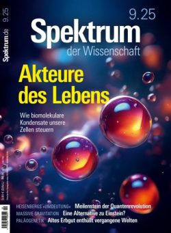Spektrum der Wissenschaft – September 2025