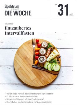 Spektrum Die Woche – 31 Juli 2025