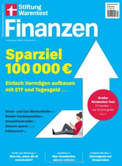 Stiftung Warentest Finanzen – September 2025