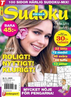Sudoku for Alla – 6 Augusti 2025