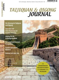 Taijiquan & Qigong Journal – August-Oktober 2025