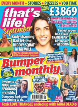 That’s Life Monthly – September 2025