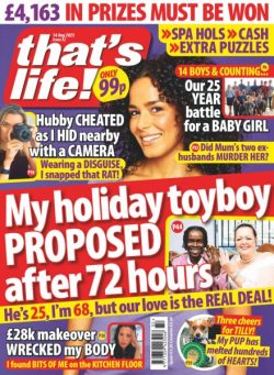 that’s life! UK – 7 August 2025