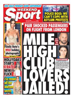 Weekend Sport – 25 July 2025