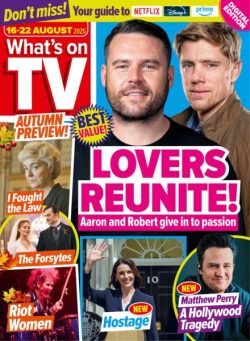 What’s on TV – 16 August 2025