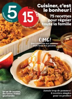 5 Ingredients 15 Minutes – Octobre 2025