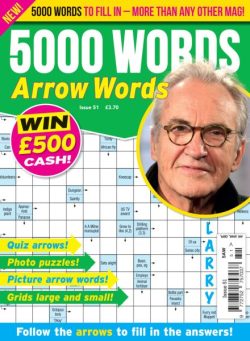 5000 Words Arrow words – August 2025