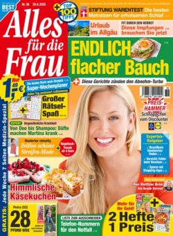 Alles fur die Frau – 29 August 2025