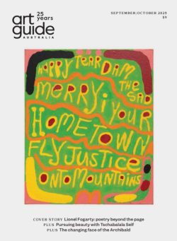 Art Guide Australia – September-October 2025