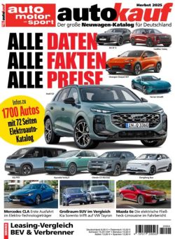 Auto Motor und Sport Autokauf – Herbst 2025