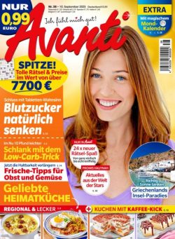 Avanti – 10 September 2025