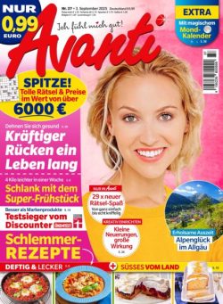 Avanti – 3 September 2025