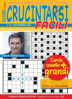 Crucintarsi Facili – Settembre 2025