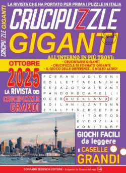 Crucipuzzle Giganti – Ottobre 2025