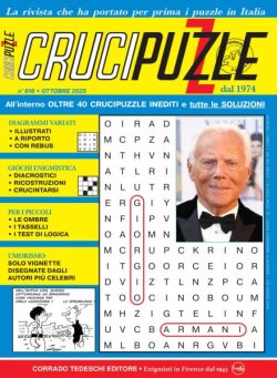 Crucipuzzle – Ottobre 2025