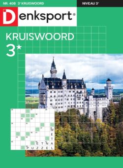 Denksport Kruiswoord 3 – 4 September 2025