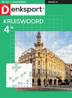 Denksport Kruiswoord 4 – 21 Augustus 2025