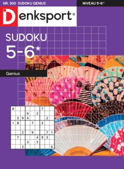 Denksport Sudoku 5-6 genius – 4 September 2025