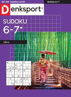 Denksport Sudoku 6-7 ultra – 4 September 2025