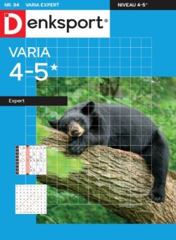 Denksport Varia expert 4-5 – 14 Augustus 2025