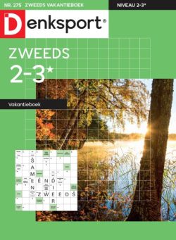 Denksport Zweeds 2-3 vakantieboek – 25 September 2025