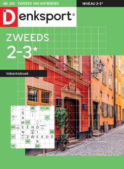 Denksport Zweeds 2-3 vakantieboek – 4 September 2025