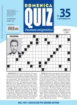 Domenica Quiz – 11 Settembre 2025