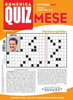 Domenica Quiz Mese – Settembre 2025