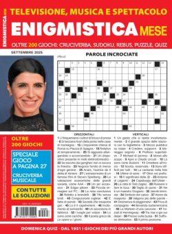 Enigmistica Mese – Settembre 2025