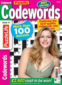 Family Codewords – August 2025