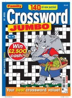 Family Crossword Jumbo – September 2025