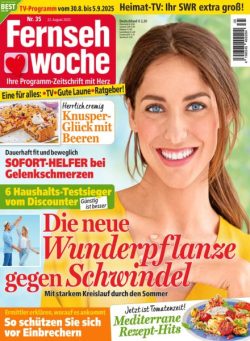 Fernsehwoche – 22 August 2025