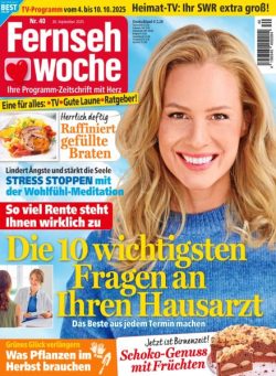Fernsehwoche – 26 September 2025