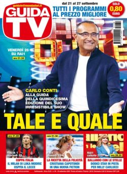 GuidaTV – 16 Settembre 2025