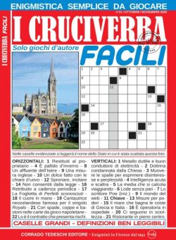 I Cruciverba Facili – Ottobre-Novembre 2025