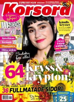 Korsord – 22 September 2025