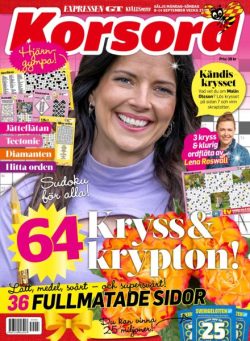 Korsord – 8 September 2025