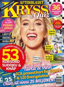 Kryss & Quiz – 8 September 2025