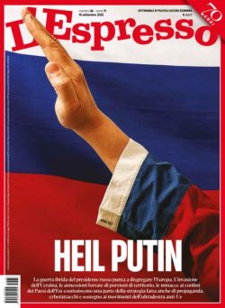 L’Espresso – 19 Settembre 2025