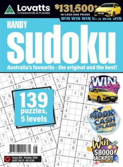 Lovatts Handy Sudoku – Issue 256 2025